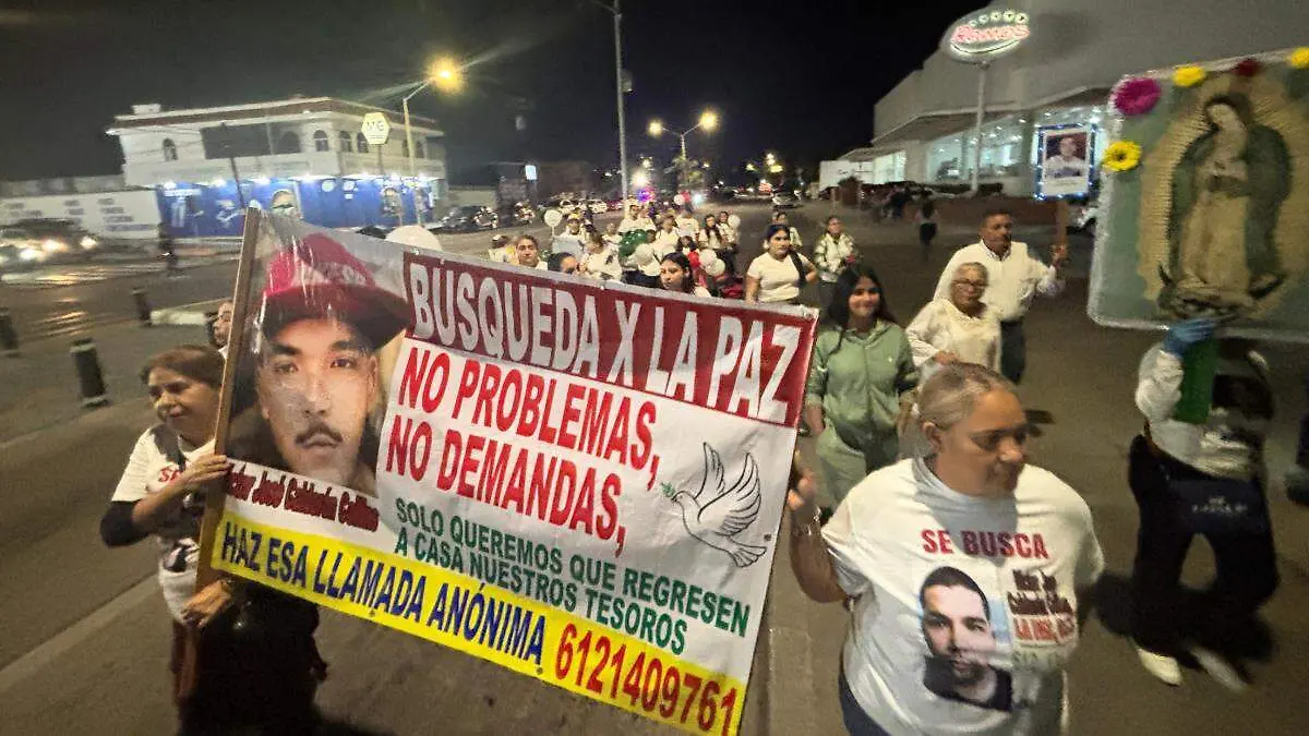 Manifestacion de colectivos de busqueda
