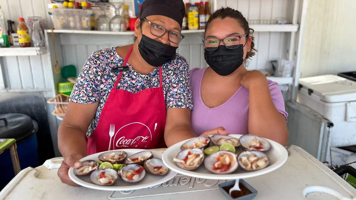 Almejas - comerciantes