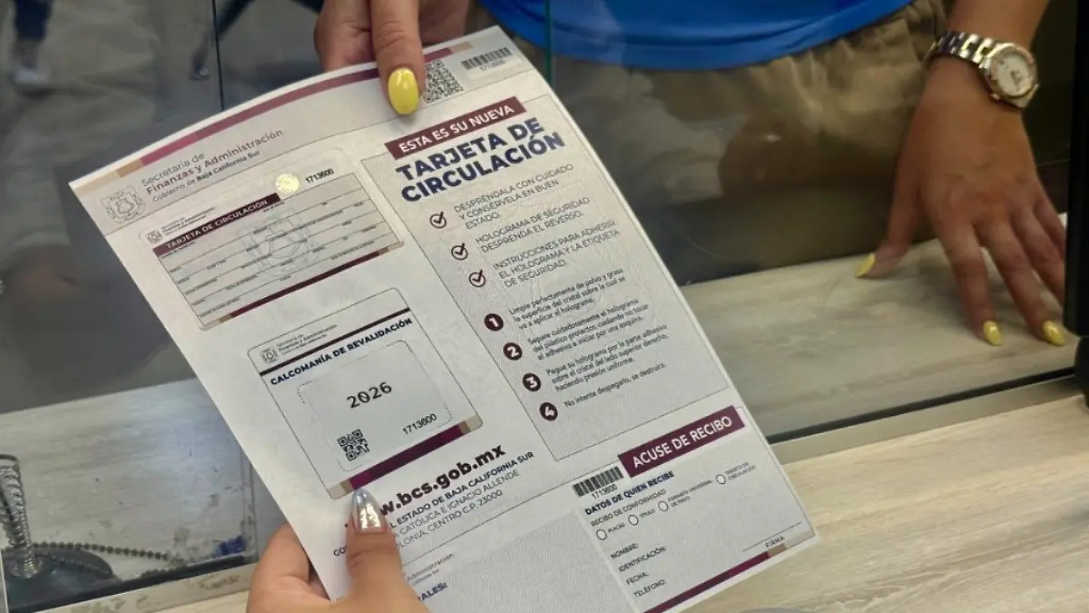 tarjeta circulacion