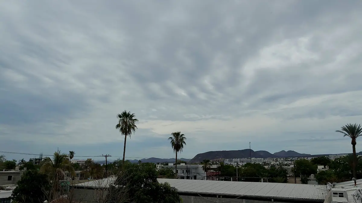 cielo nublado