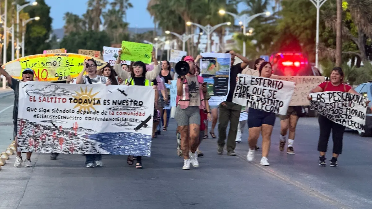 Manifestación saltito