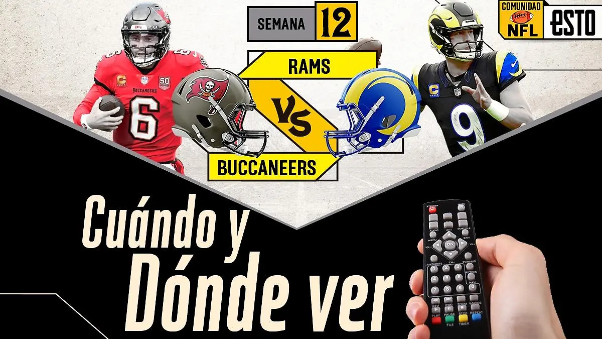 Rams busca seguir con gran paso mientras que los Bucs quieren recuperarse tras perder con los Bills,