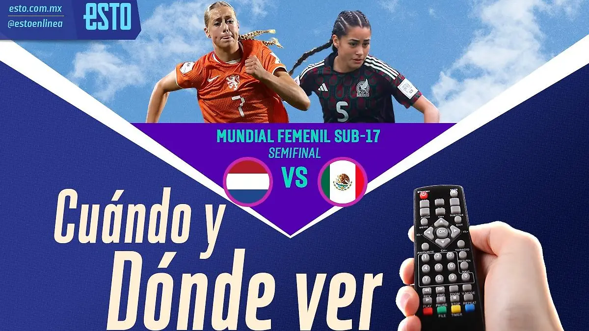 México juega contra Países Bajos en las semifinales del Mundial FemeniL Sub 17 ARTE ABRIL HERNÁNDEZ