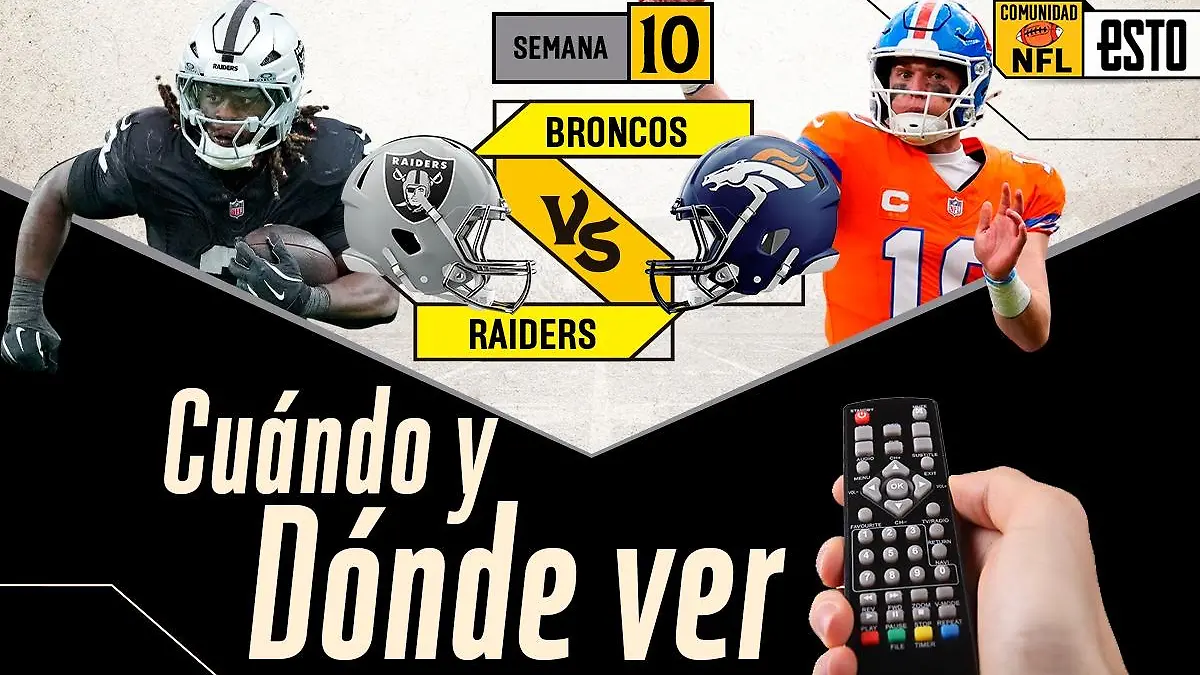 Broncos busca seguir con su racha ganadora ante los Raiders