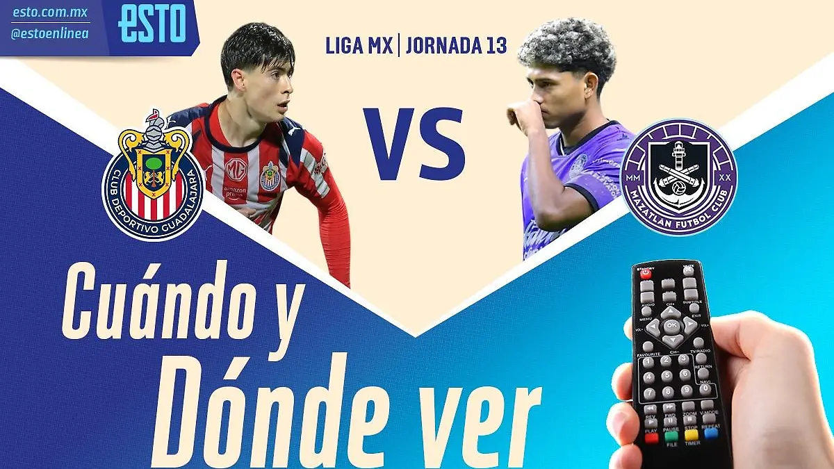 Chivas juega contra Mazatlán en la Jornada 13 del Apertura 2025   ARTE ABRIL HERNÁNDEZ