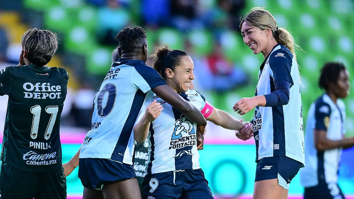 Pachuca Femenil por su pase a la siguiente fase de la Concacaf W Champions Cup