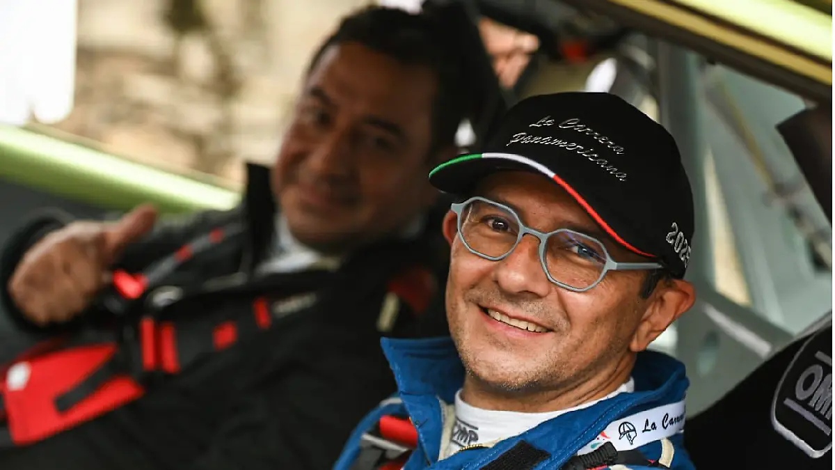 Carlos Villegas y David Wainstein, listos para correr en la categoría Histórica C en la Carrera Panamericana