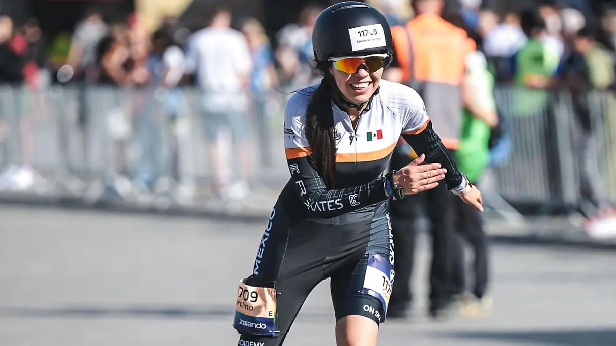 Carolina Villavicencio disfruta de tener una vida en patines / Foto: Cortesía
