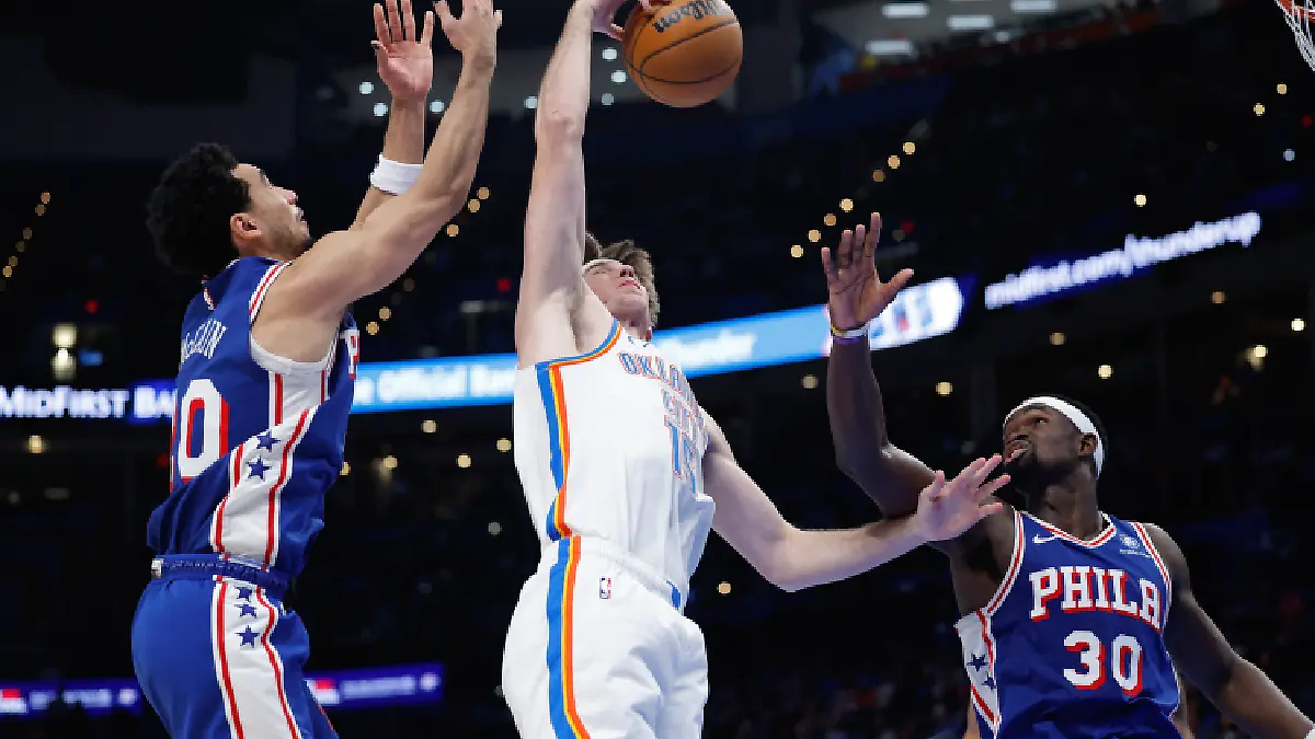 Thunder vence a los 76ers y sale de racha de derrotas