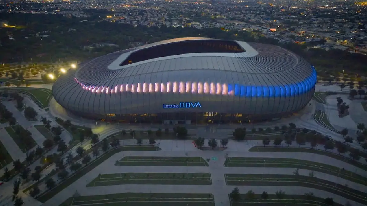 El Estadio BBVA es uno de los más modernos de México. Foto  Cortesía FEMSA