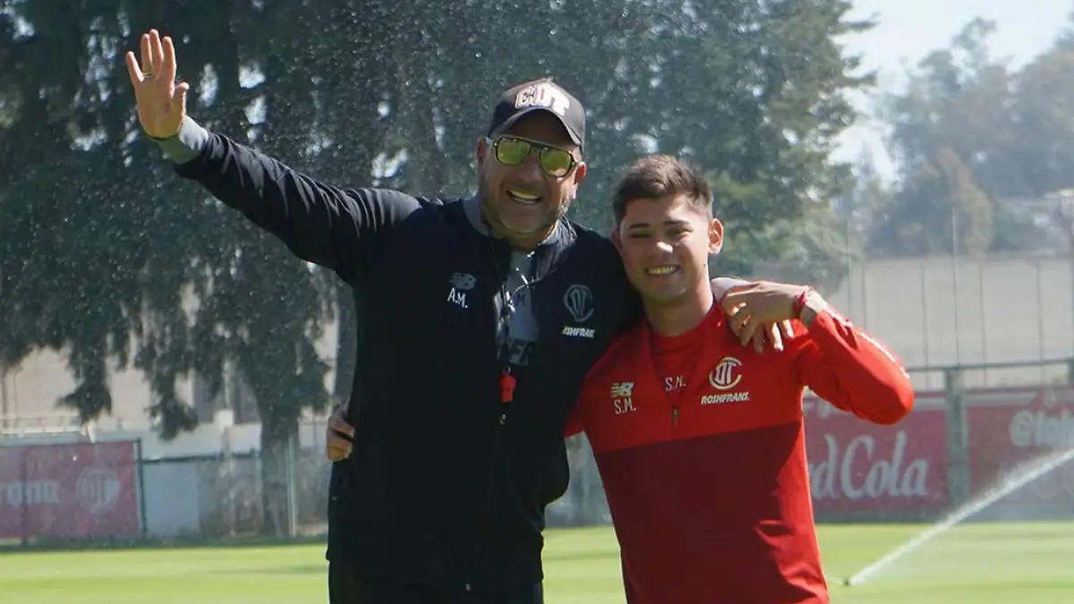 Antonio Mohamed y su hijo