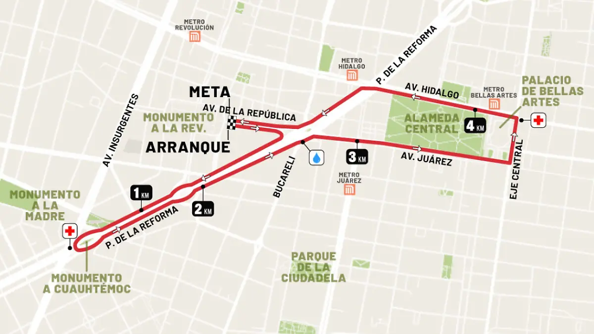 Ruta La Carrera del Ring 5K