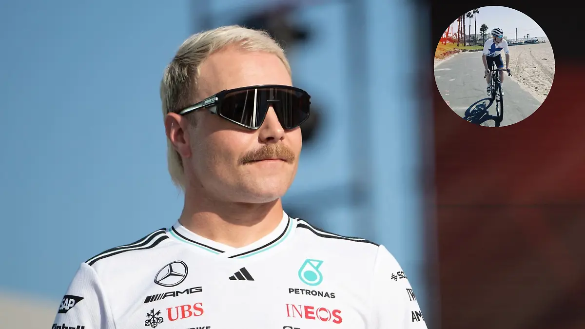 Valtteri Bottas y su amor por el triatlón. Foto: AFP