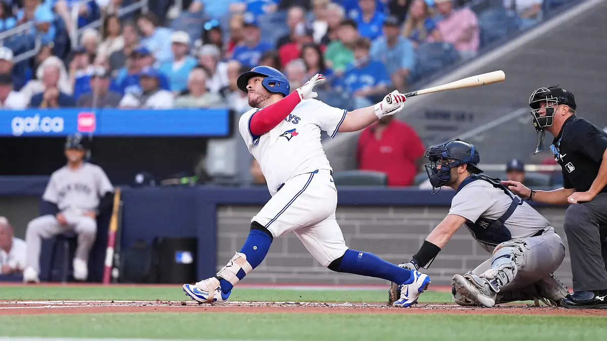 Toronto Bluejays gana a New York Yankees con Alejandro Kirk   FOTO REUTERS