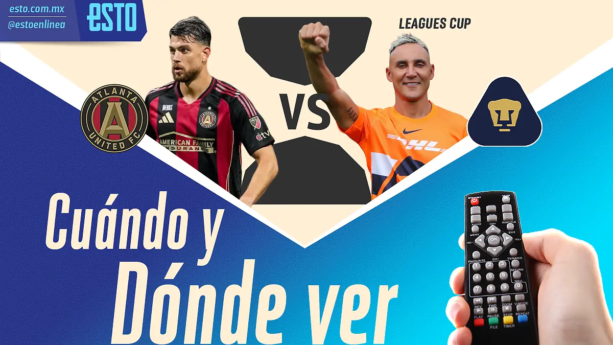 Pumas recibe a Atlanta United en la fecha dos de la Leagues Cup / Foto: ESTO