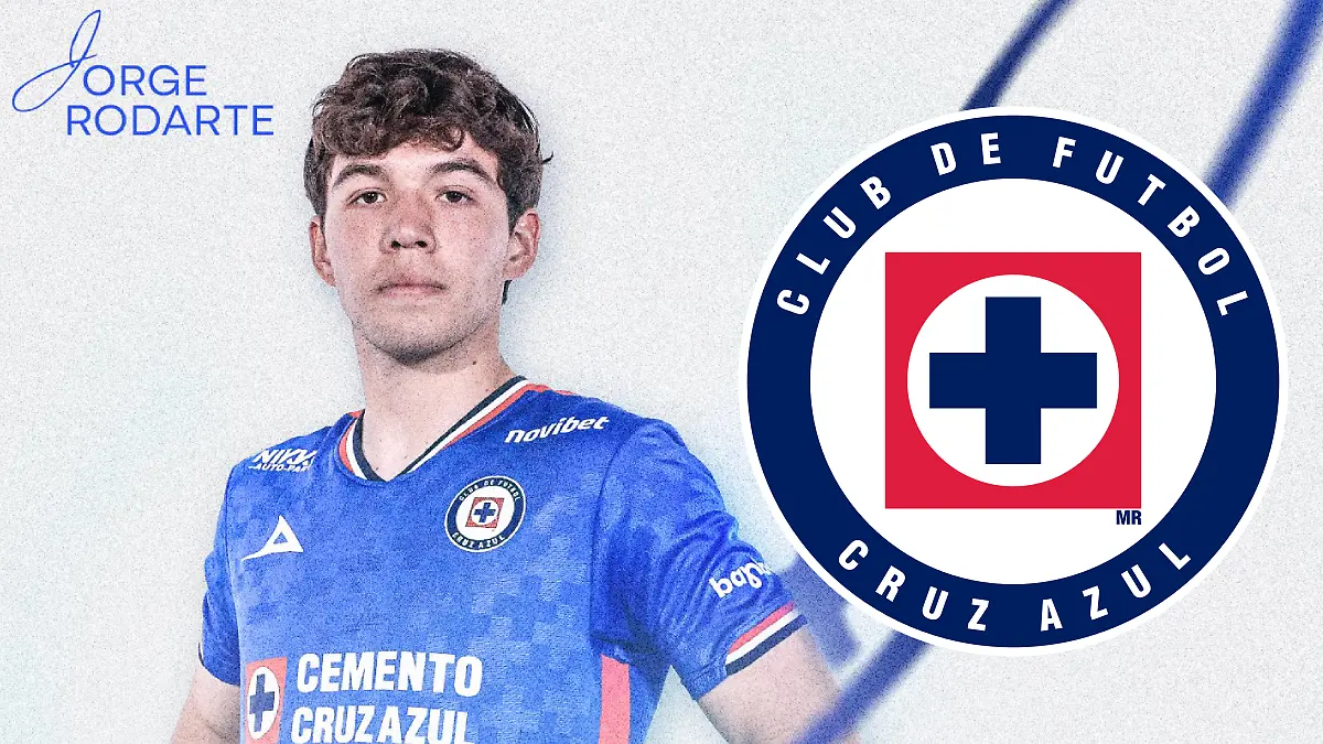 Cruz Azul presenta a Jorge Rodarte como su tercer refuerzo   FOTO CORTESÍA CRUZ AZUL
