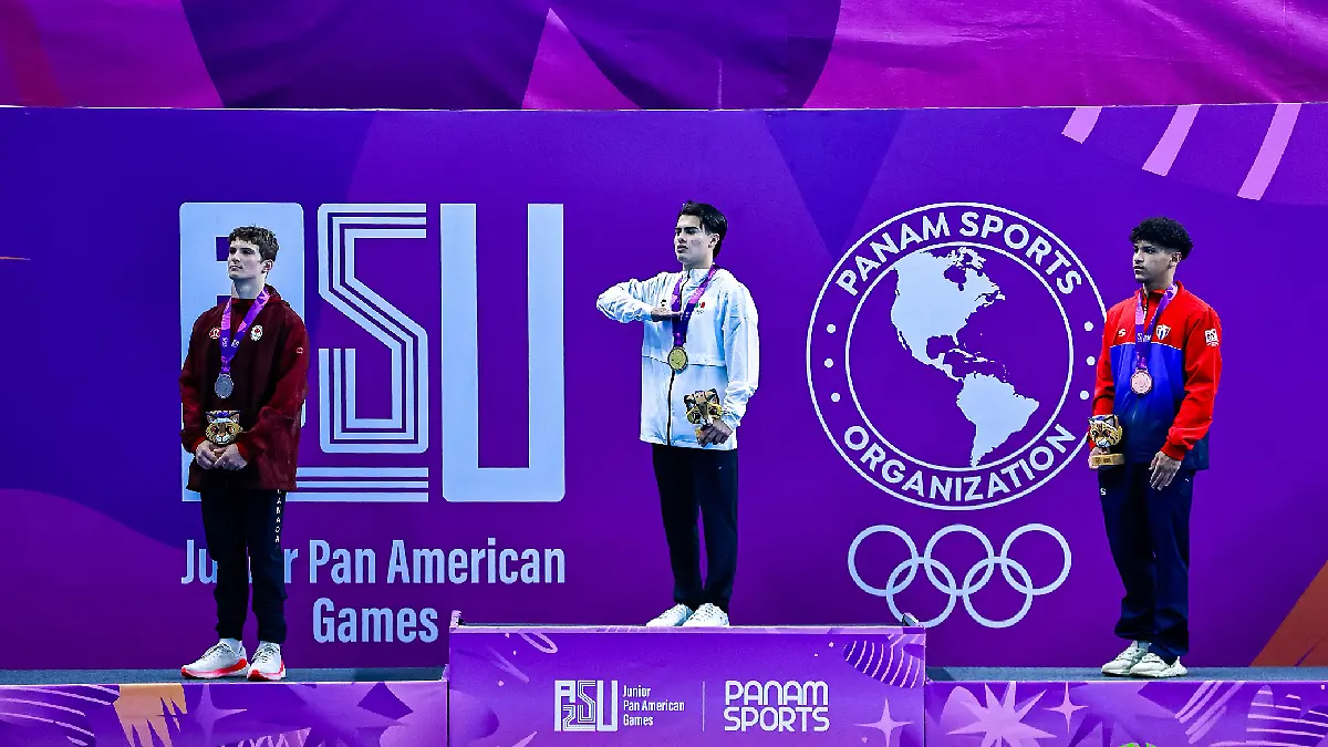 El clavadista Kenny Zamudio hizo soñar el himno nacional en los Panamericanos Junior