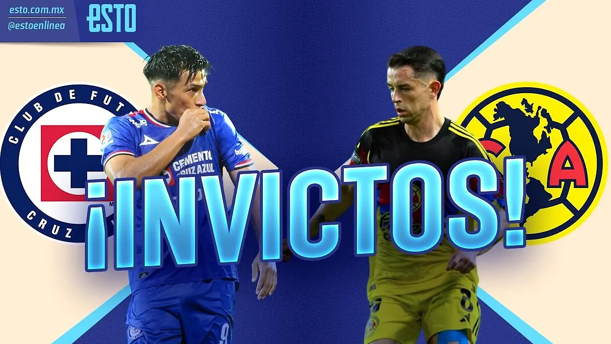 América y Cruz Azul siguen invictos