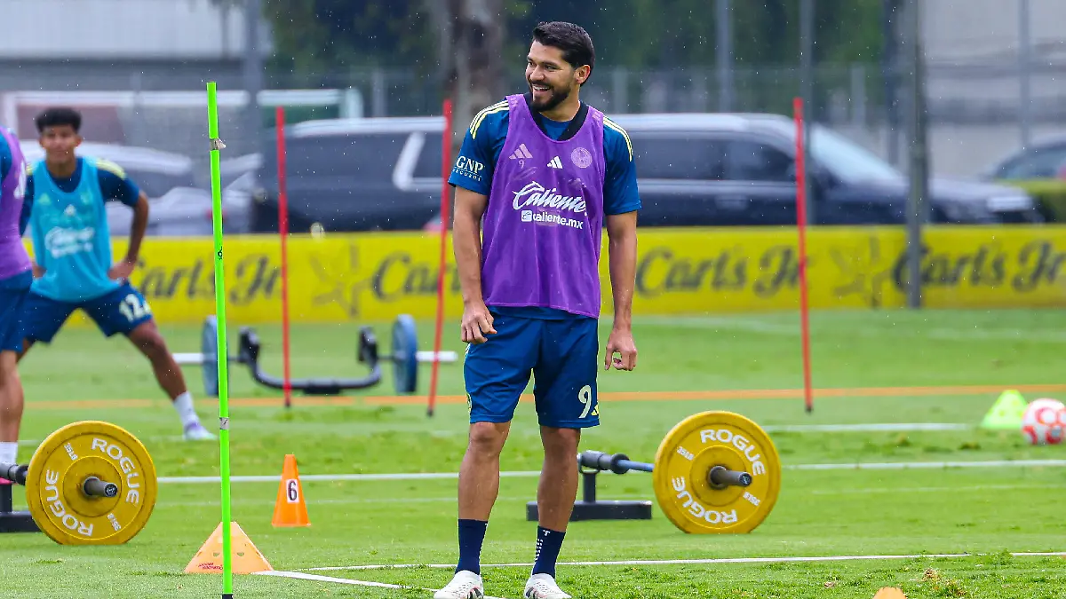 Henry Martin ya está listo para volver a jugar con América / Foto: Lesslie Arredondo