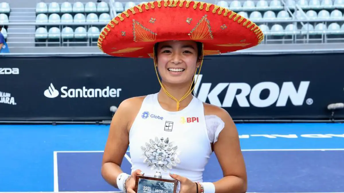 Alexandra Eala gana el Guadalajara Open   FOTO CORTESÍA GUADALAJARA OPEN