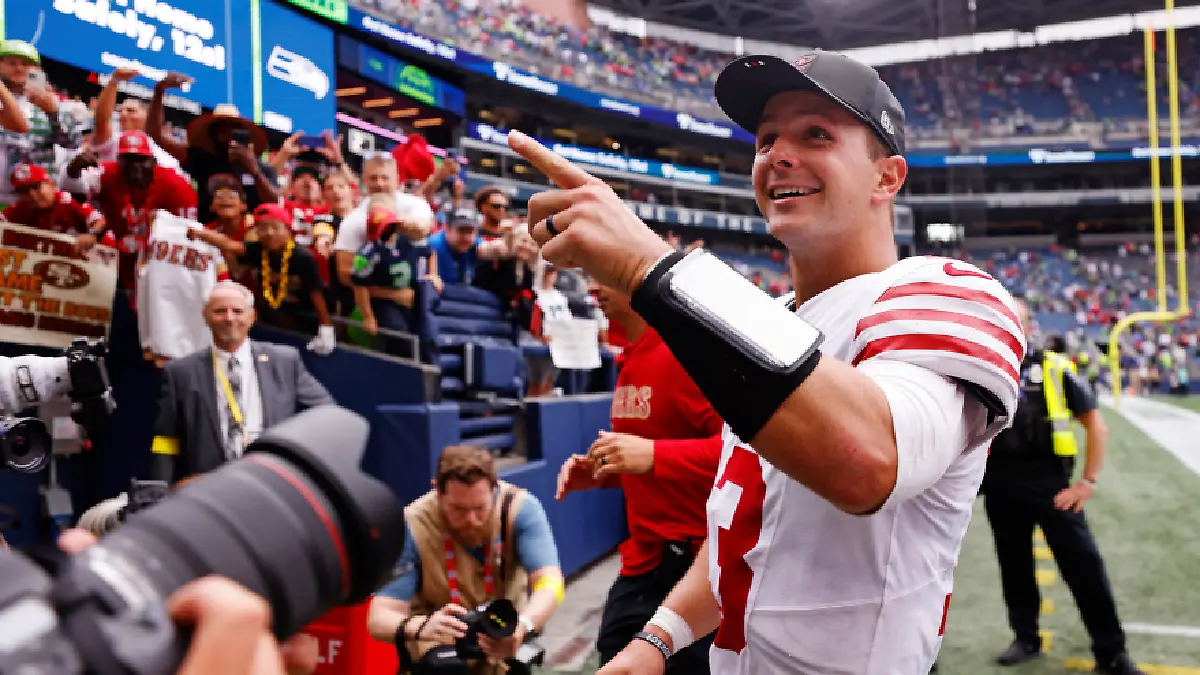 Purdy sólo disputó la Semana 1 con los 49ers