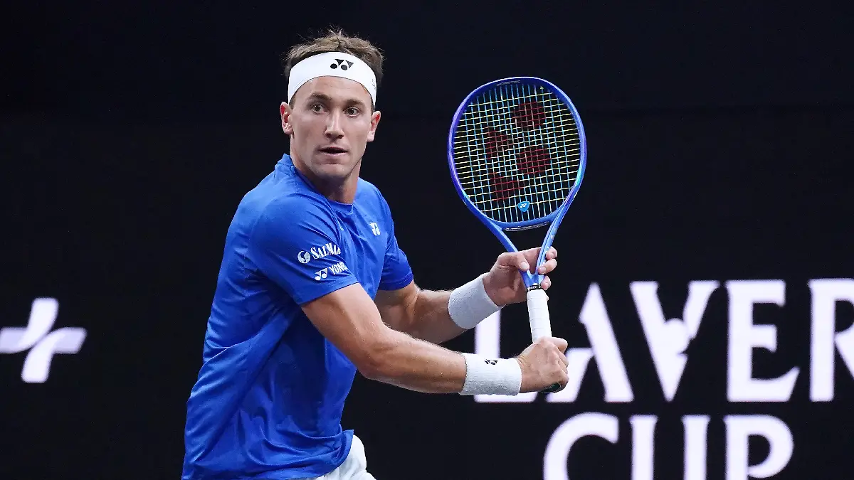 Ruud se impuso en sets corridos (6 4 y 7 6) al estadounidense Reilly Opelka, para darle el primer punto al Team Europa