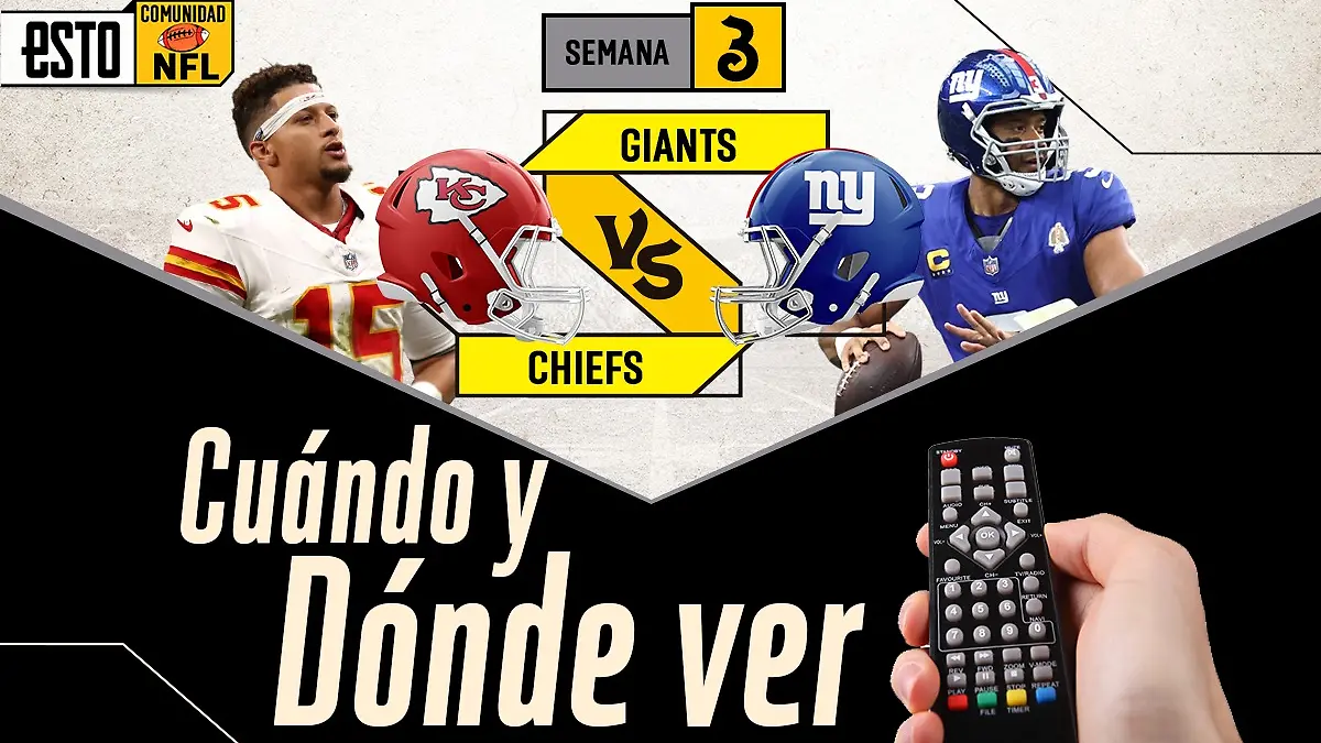 Kansas City Chiefs se medirá a New York Giants /Arte: Abril Hernández