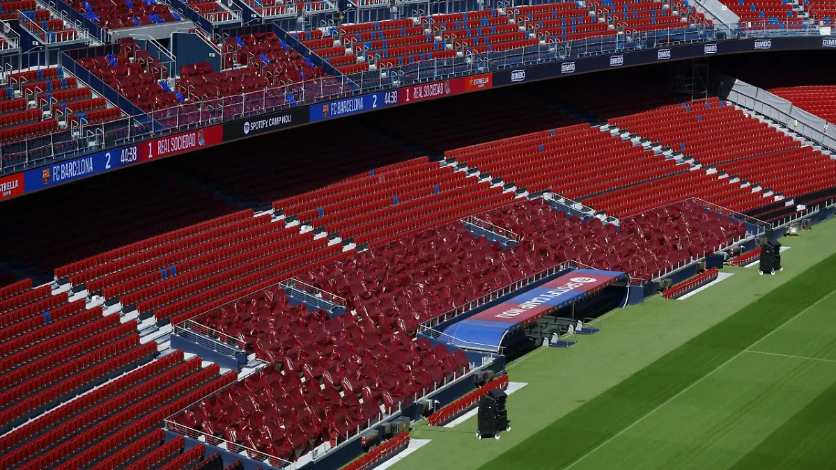 Visit of FC Barcelona's new Spotify Camp Nou