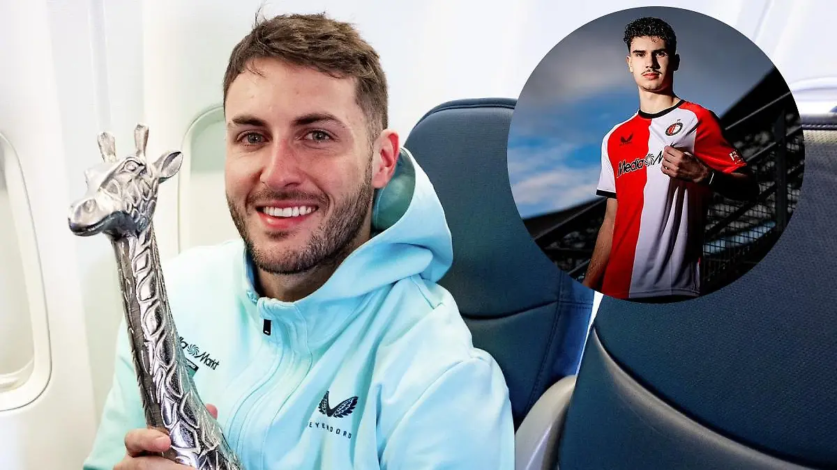 Hijo de van Persie se incorpora al Feyenoord para competir con Santiago Giménez. FOTO: @Feyenoord