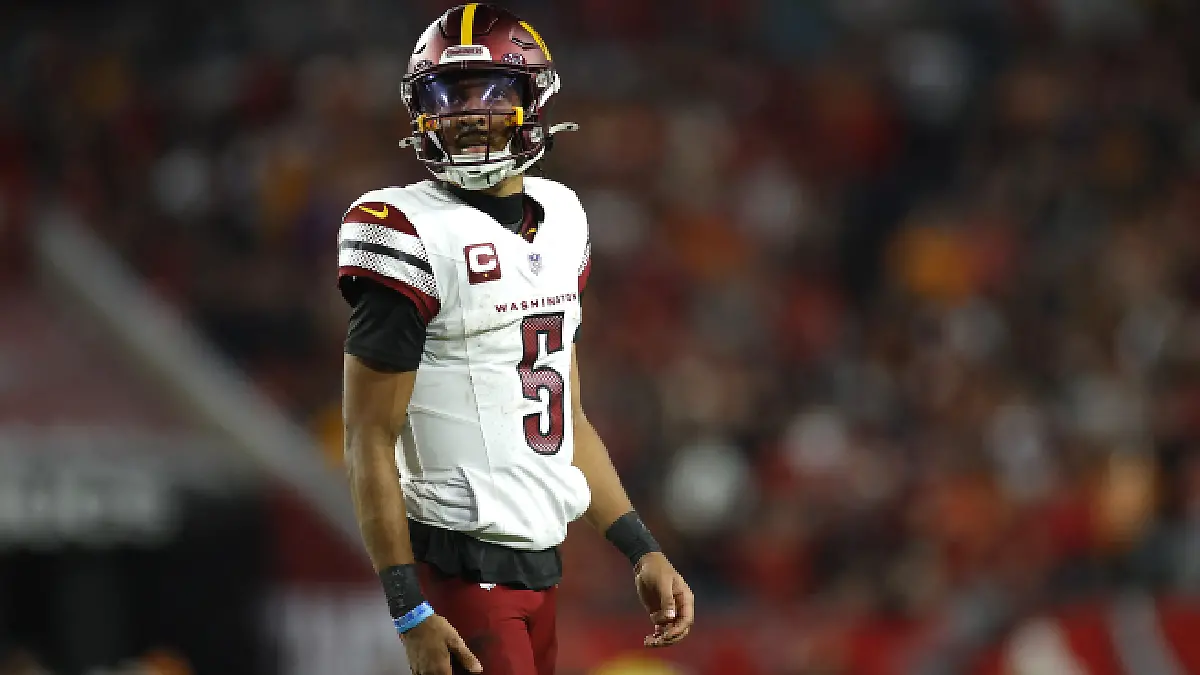 Jayden Daniels logró llevar a los Commanders a la ronda divisional / Foto: AFP