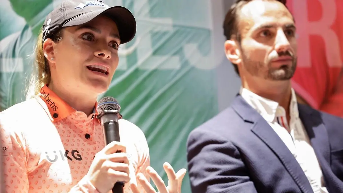 Gaby López contenta con el regreso del LPGA Tour. Foto: Cortesía