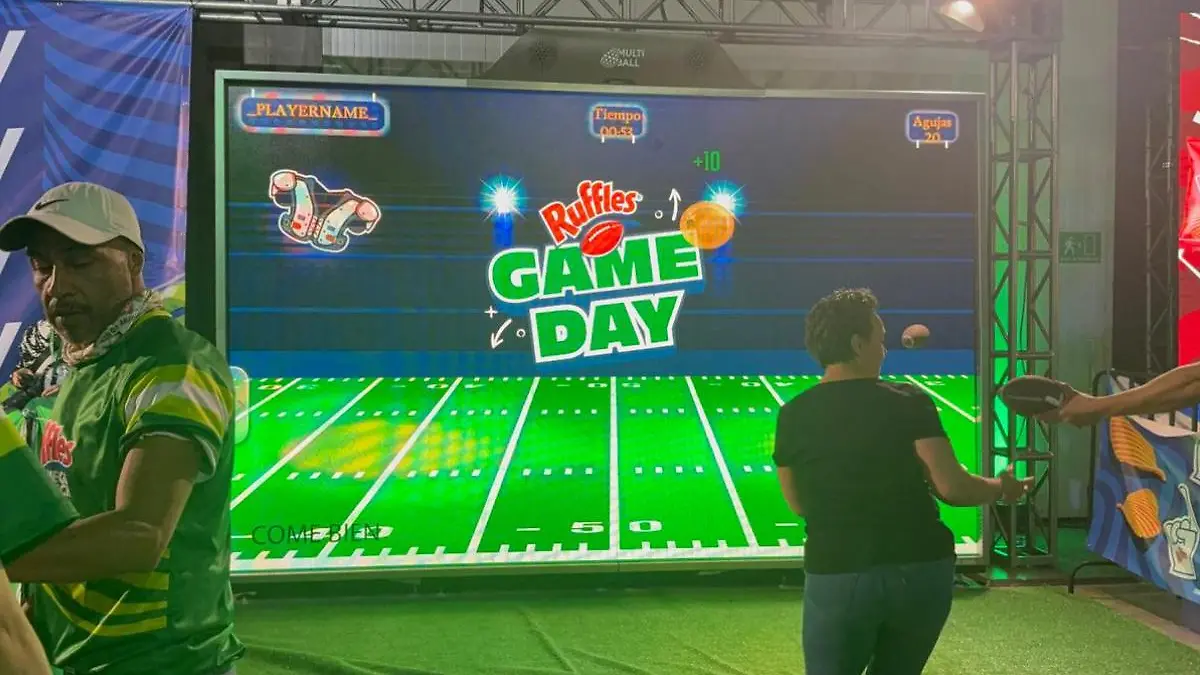 Ruffles acerca la NFL a los aficionados. FOTO: Eduardo Pigeo | ESTO