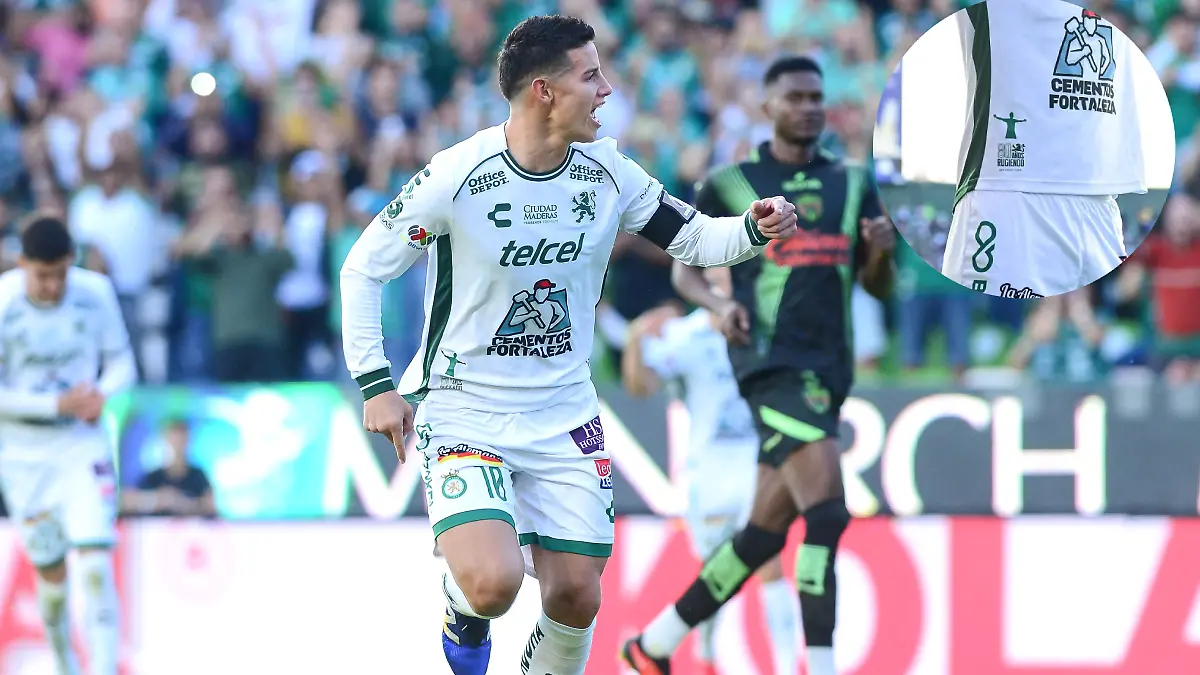 James Rodríguez y su playera del León