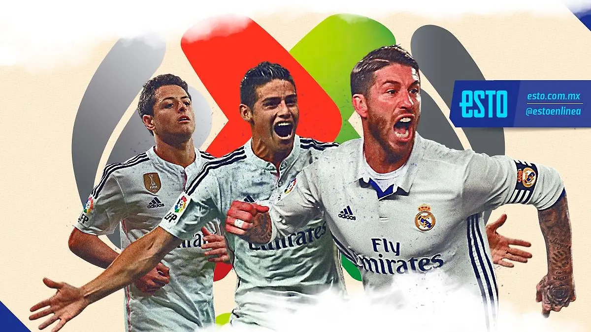 La Liga MX ha encontrado en el Real Madrid a refuerzos bombas