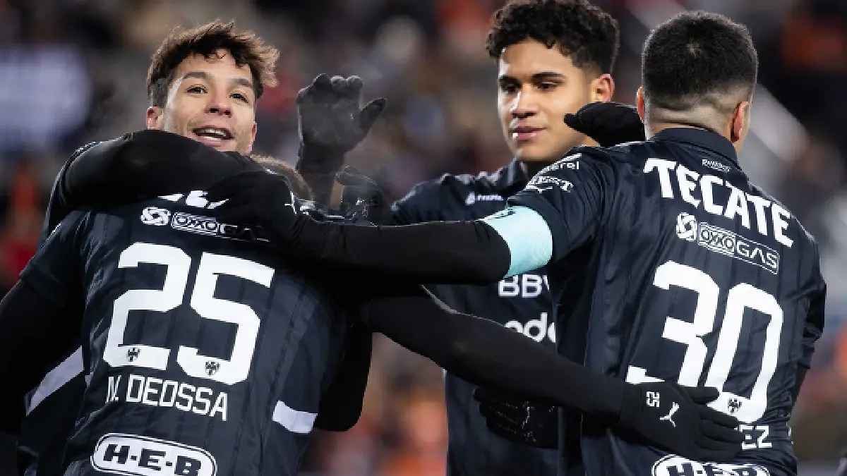 Rayados vence al Forge FC en el partido de ida de la Copa de Campeones de Concacaf. Foto: Mexsport