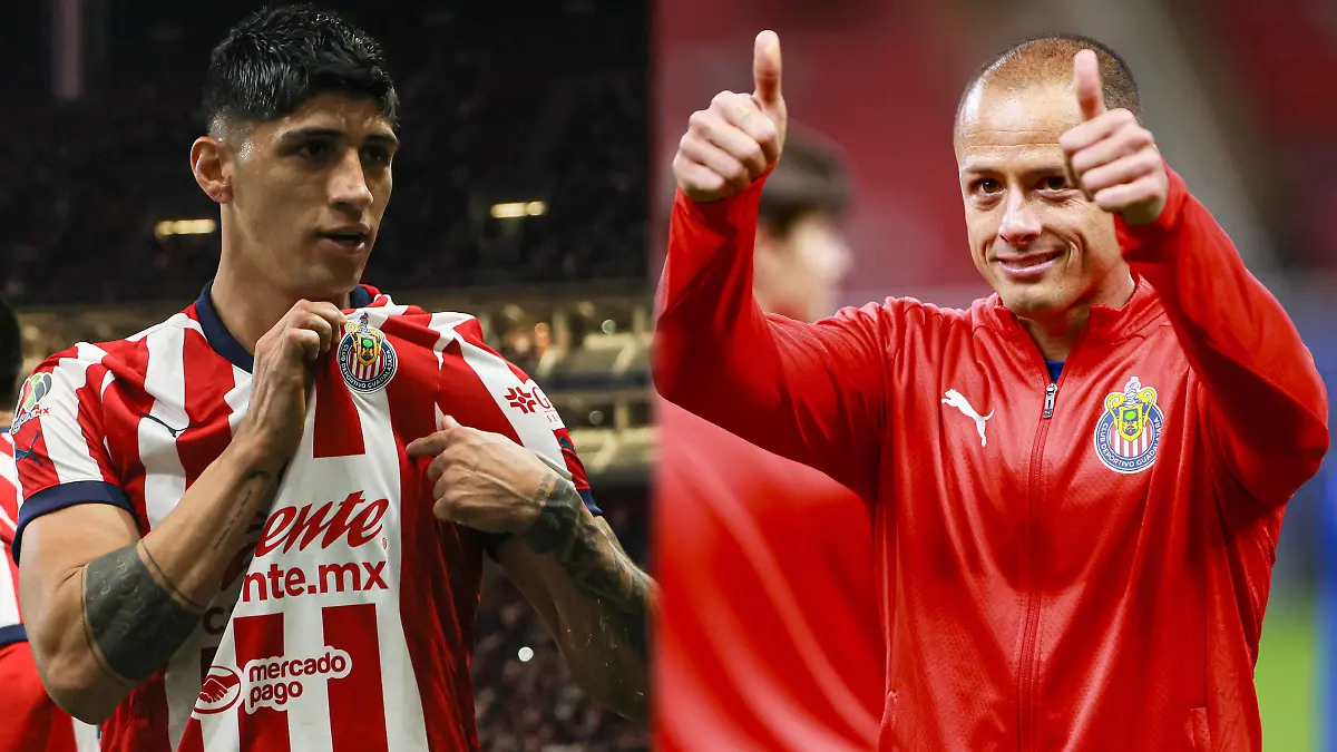 Alan Pulido anotó gol apenas en su primera titularidad con Chivas / Foto: Mexsport y David Tamayo