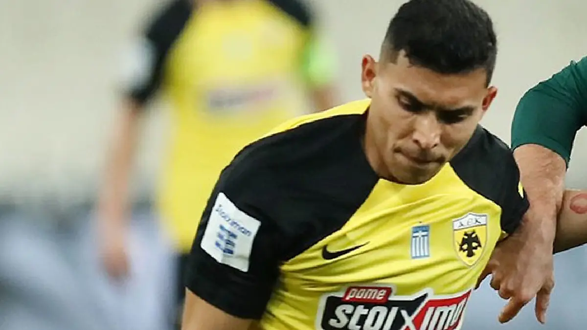 Orbelín Pineda regresó a la senda del gol con el AEK de Atenas. Foto: Cortesía