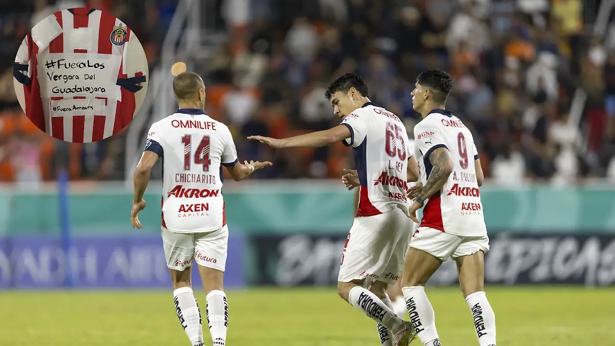 Aficionados de Chivas enojados por los resultados