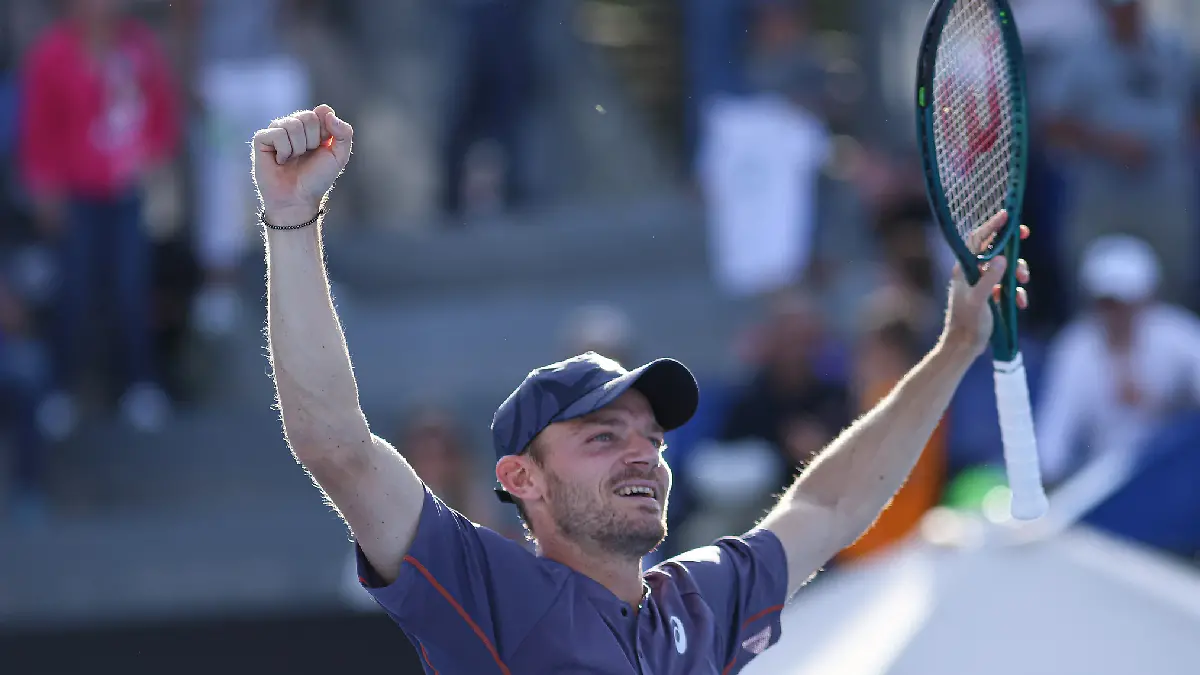 David Goffin eliminó al gran favorito Casper Ruud / Foto: David Tamayo