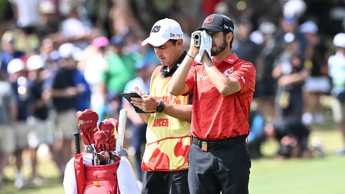 Abraham Ancer quedó segundo lugar en el LIV Golf de Adelaida. Foto: Reuters
