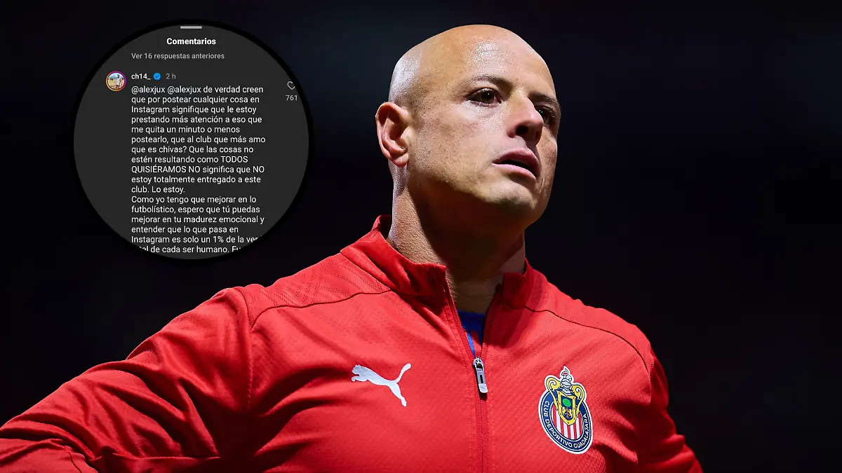 Chicharito discutió con Alex Jux en Instagram por Chivas / Foto: Mexsport