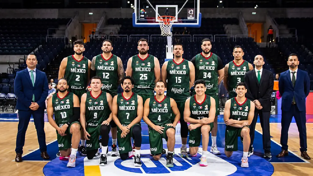 Lista la selección mexicana de basquetbol que busca su boleto a AmeriCup 2025