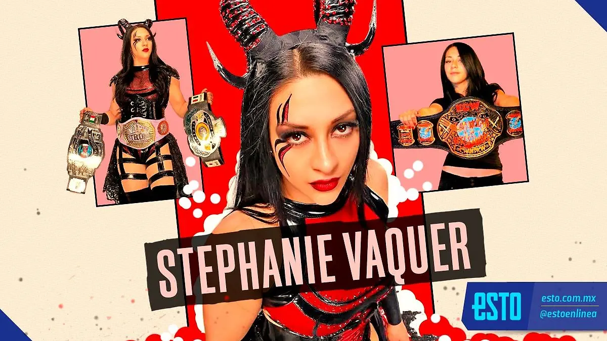 Stephanie Vaquer tiene una gran historia de superación y va por su primer campeonato en la WWE / Arte: Noé López