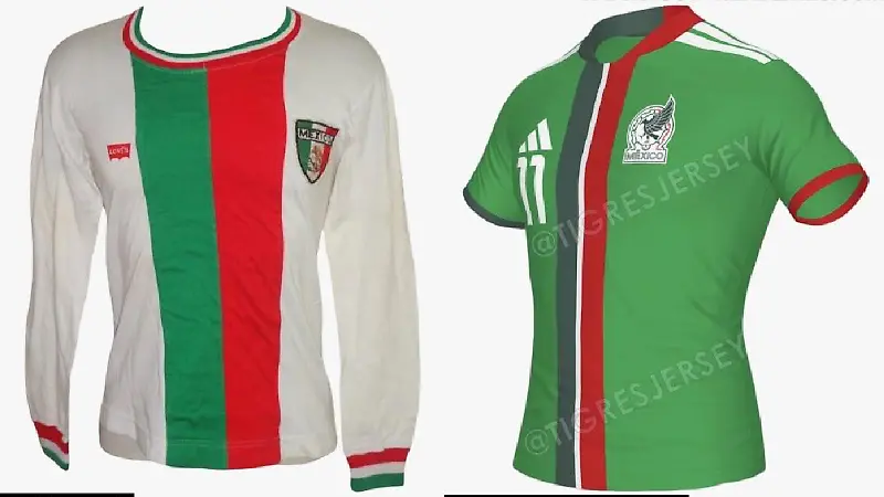 Mexico tendria nuevo diseno para su uniforme y es muy parecido al de 1978 1