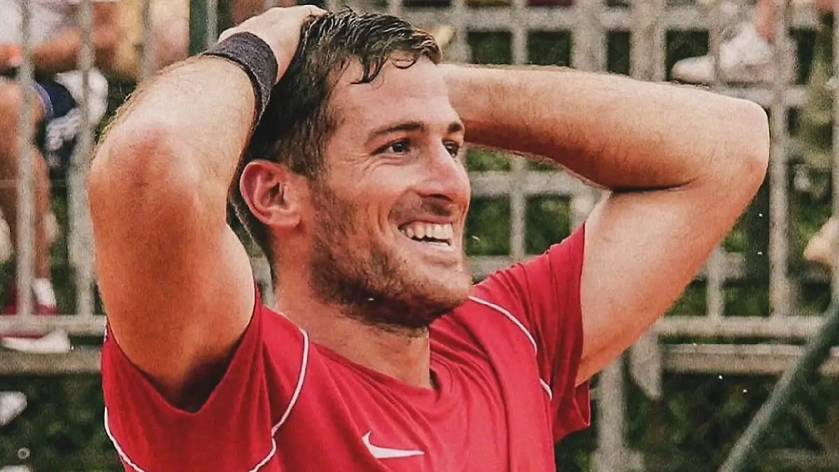 El tenista argentino Federico Gómez paso un mal momento en su carrera