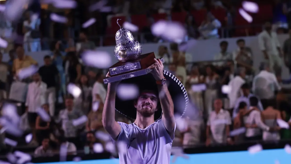Tomas Machac se adueñó de Acapulco y el Abierto Mexicano de Tenis / Foto: Sarahí Melecio / ENVIADA