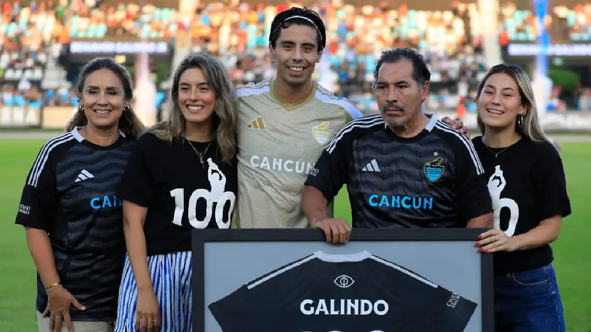 Benjamín Galindo Jr confiesa que sufrió mucho por las comparaciones con su padre / Foto: Cortesía Cancún FC