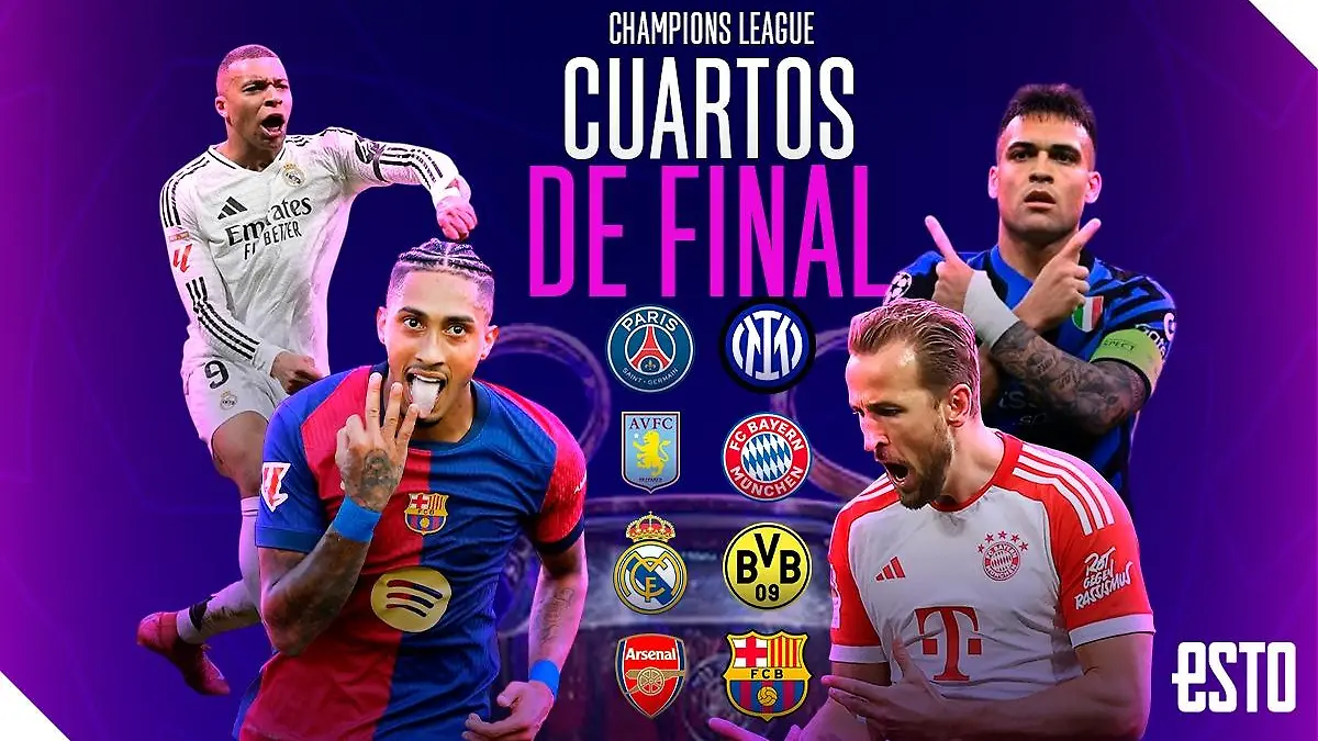 Los Cuartos de la Champions League están listos para traer emociones al por mayor Foto Esto