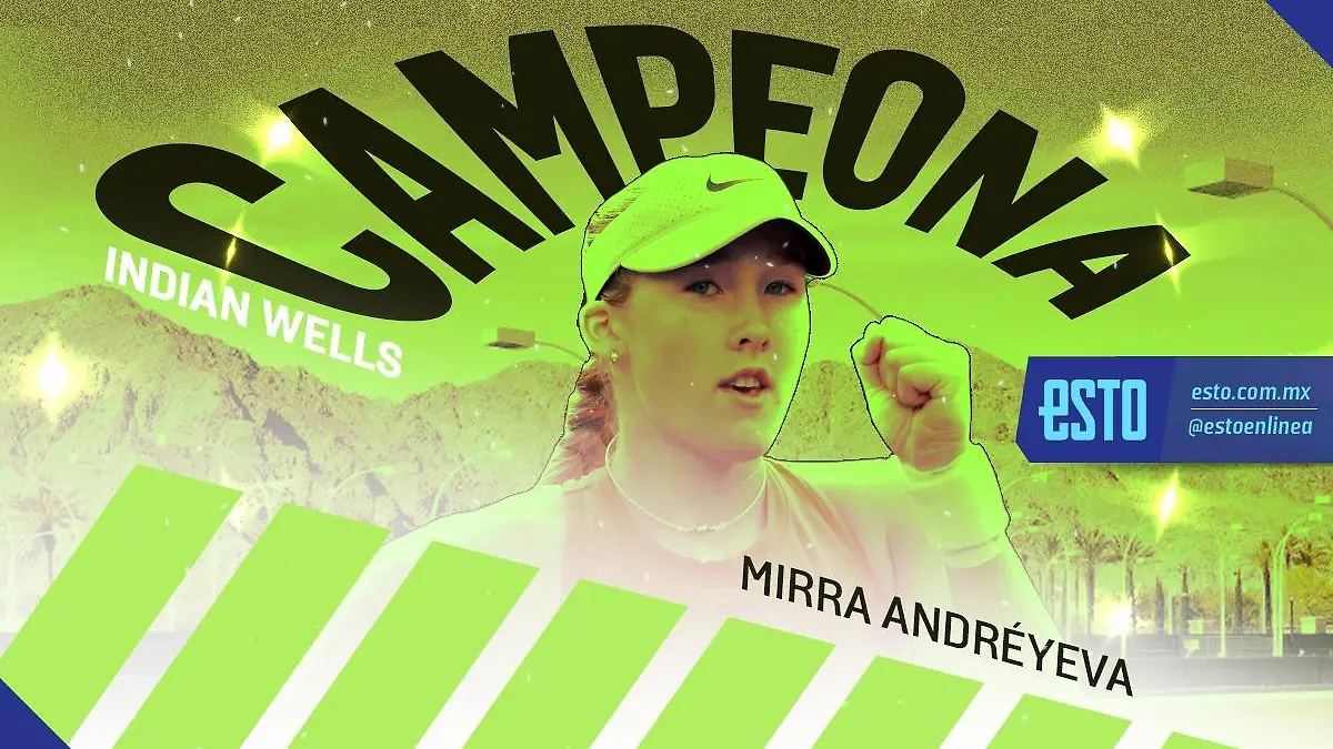 Mirra Andreeva se impuso sobre Sabalenka en una final inédita Foto Esto