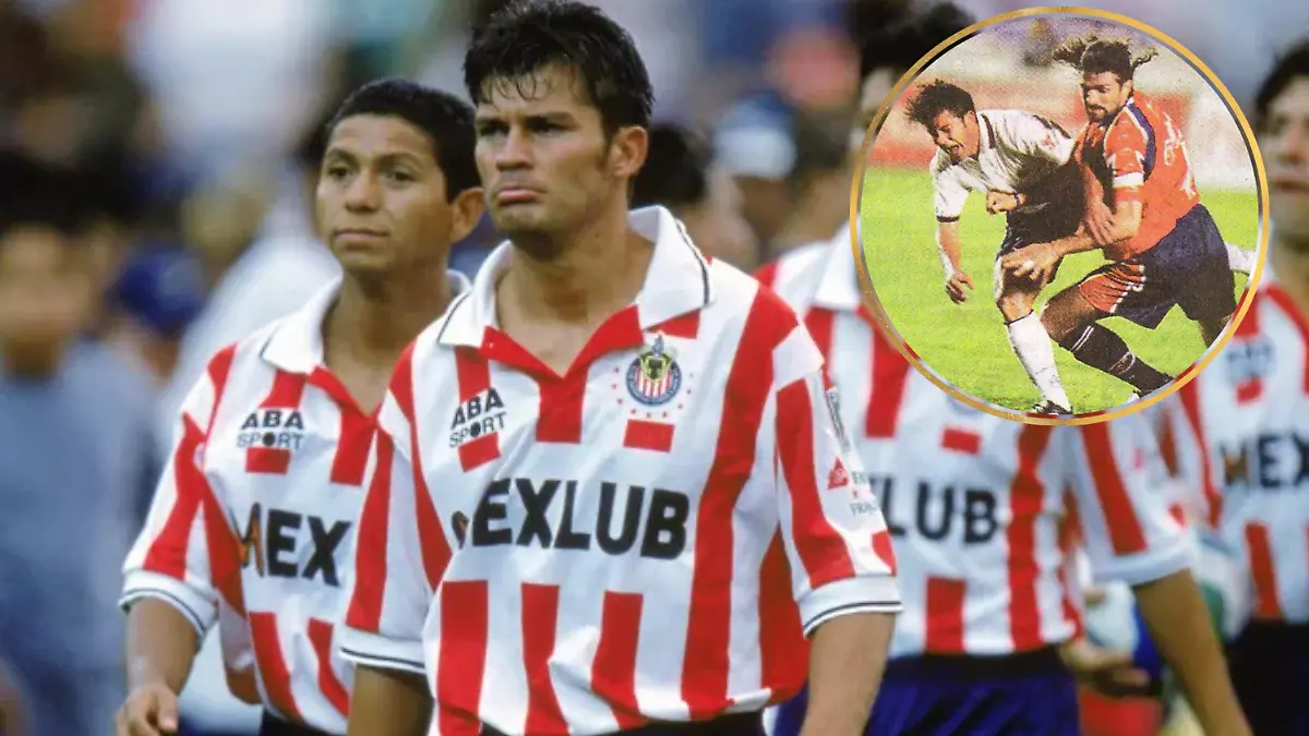 Chivas tuvo que jugar ante Veracruz en el Verano 98 con un uniforme especial